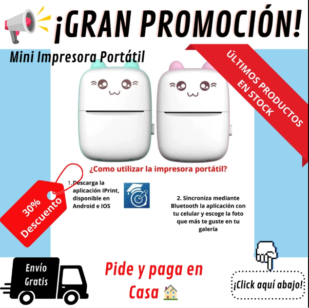 🖨️MINI IMPRESORA PORTATIL🖨️