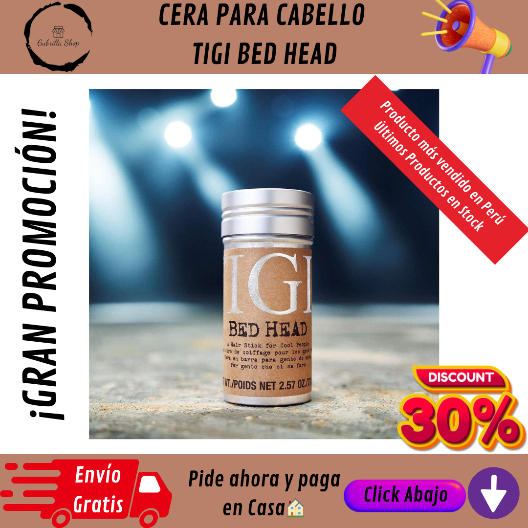 💇‍♂️💇‍♀️CERA PARA CABELLO TIGI BED HEAD💇‍♂️💇‍♀️